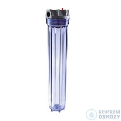 Korpus filtru 20" průhledný 3/4" NPT