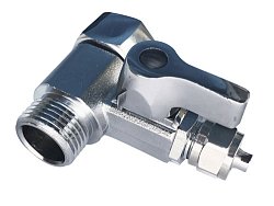 Přívodní adaptér s kulovým ventilem (3/8" NPT, 1/4" trubka)