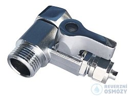 Přívodní adaptér s kulovým ventilem (3/8" NPT, 1/4" trubka)